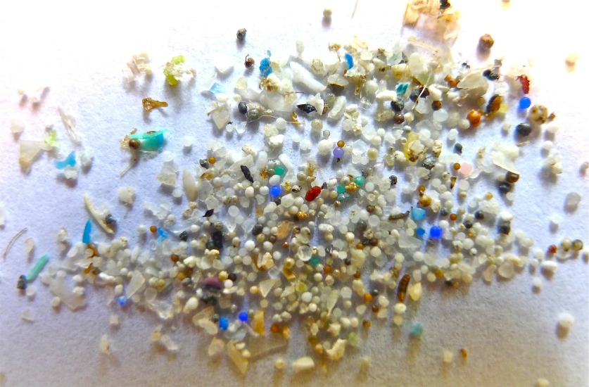 Microplastics are found in many consumer products including make-up and toothpastes