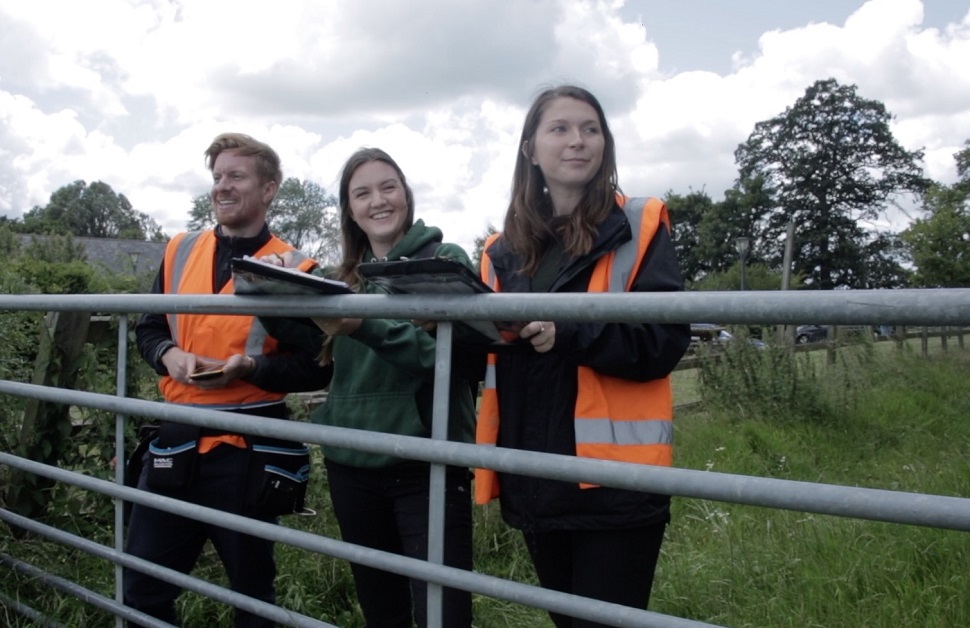 ecologists conducting an ecology survey