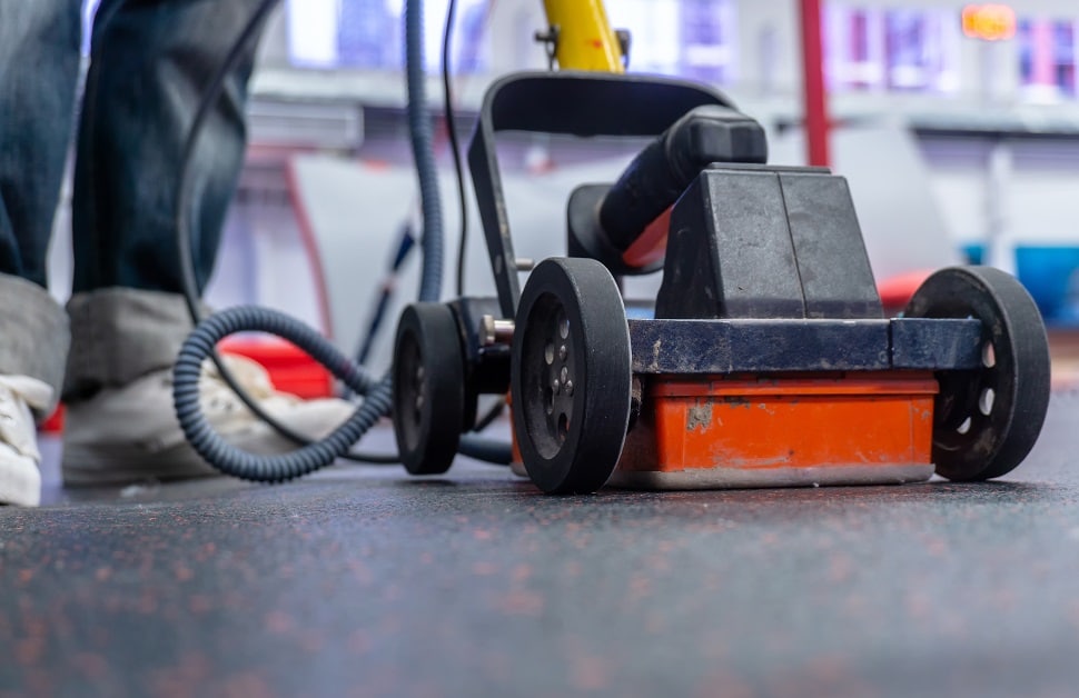 a ground penetrating radar (GRP) device used for archaeology surveys