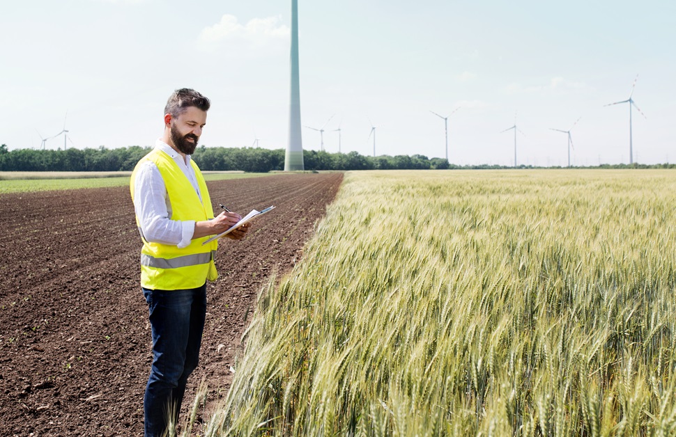 A site suitability assessment on a field in England