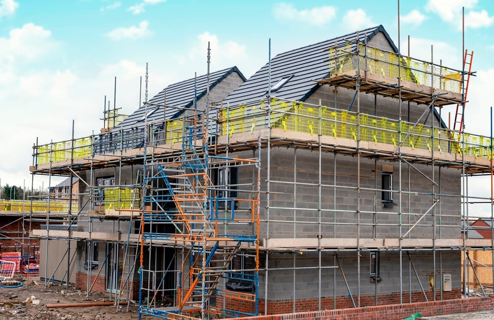 a development project of a new set of residential buildings following approval of planning permission